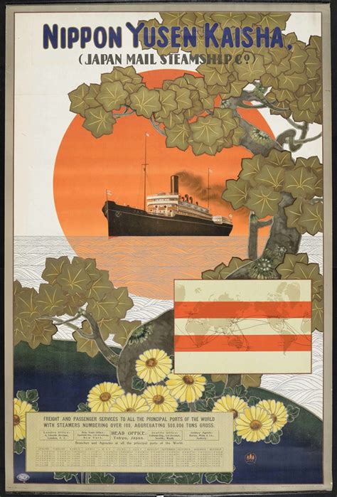 Nippon Yusen Kaisha Japan Mail Steamship Co By Sugiyama Sueo Artvee