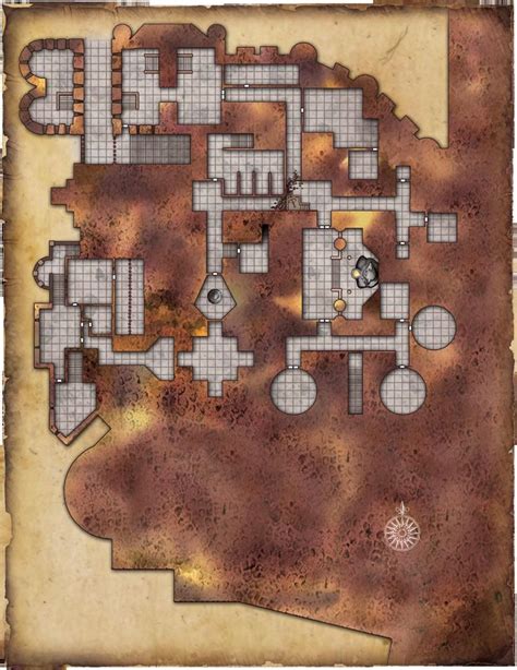 Dungeons E Mapas Para Suas Aventuras 52 Carte Et Plan Jeux Cartes