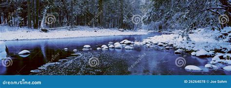 The Merced River in Winter stock photo. Image of california - 26264078