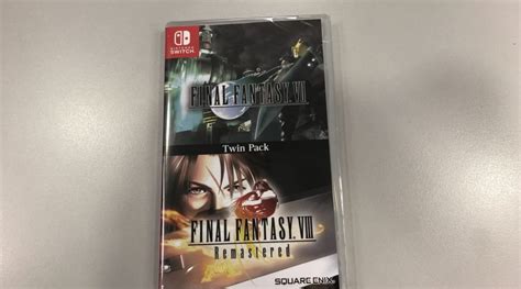 First Unboxing Video For Final Fantasy VII VIII Remastered Twin Pack