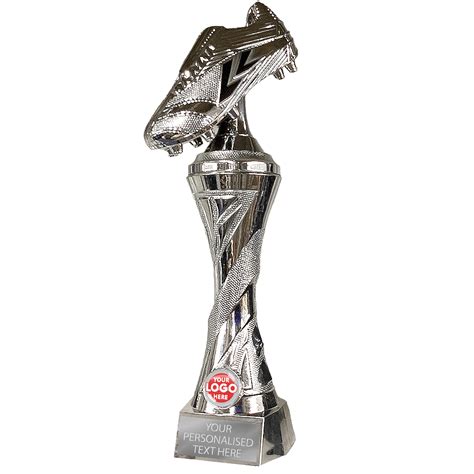 football silver trophy award  silver boot