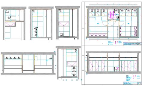 Public Toilet Plan Dwg File Cadbull