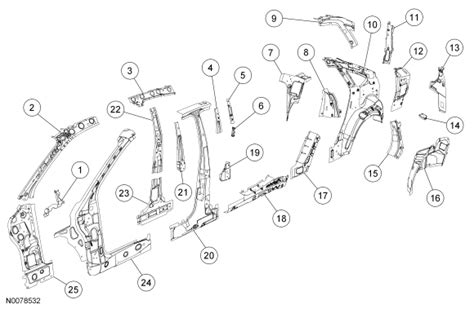 Ford Focus Service Manual Inner Body Reinforcing Panels Panels