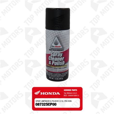 Spray Limpiador Pulidor Oz Pro Hon Top Motors