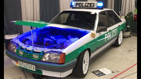 Opel Rekord E Polizeiauto Displayed At The Carlisle Pa Car Show In