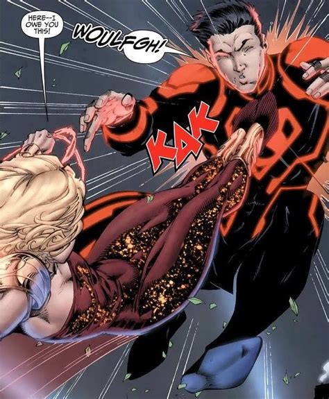 Pin On Superboy Kon El And Wonder Girl Cassie Sandsmark