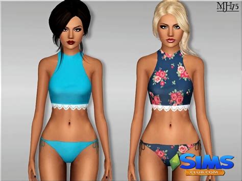 Купальник S3 Cute Bikini для Симс 3 Женское белье для Симс 3