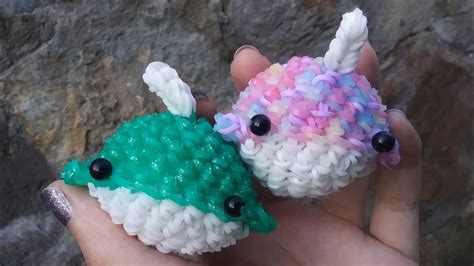 Updated Loomigurumi Narwhal Tutorial Rainbowloom YouTube