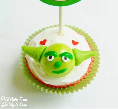 Star Wars Yoda Cupcakes | Kitchen Fun With My 3 Sons