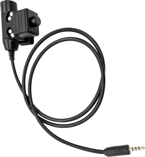 Wodasen 0 138 In Plug U94 Ptt Adaptador De Auriculares Tácticos Conector Push To