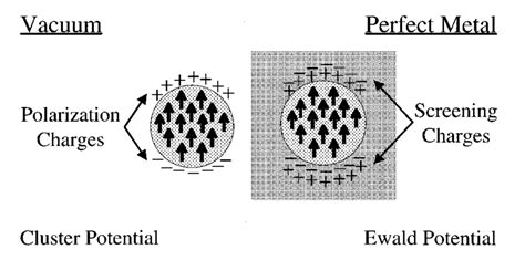 Polarization Charges And Screening Charges Induced When A Large Cluster