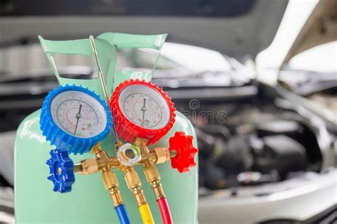 Manifold Tool Gauge Bucket Refrigerant Applies To Car Air Conditioning