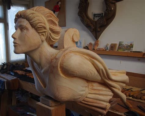 Nereia ship figurehead for sale - Maritima Wood Carving