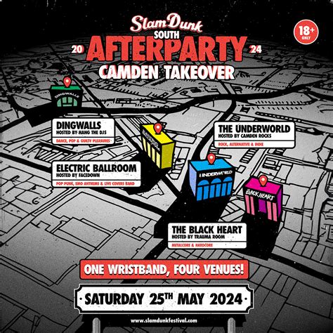 Slam Dunk South 2024 Afterparty Electric Ballroom Camden Iconic