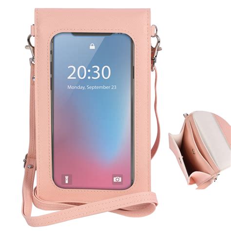 Pink Touchscreen Phone Purse Crossbody For Womencellphone Crossbody