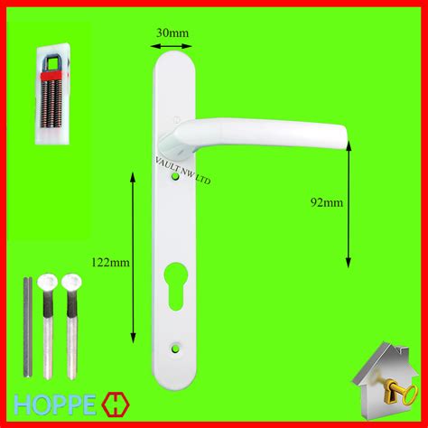 Upvc Door Handle Hoppe Birmingham Double Glazing Sprung 92mm Pz Pvc Pair Set Ebay