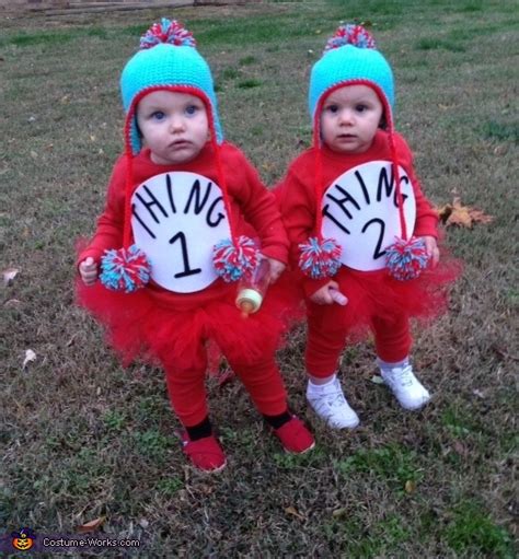 Thing 1 And Thing 2 Costumes Homemade Naturalium