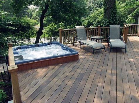 Top 80 Best Hot Tub Deck Ideas - Relaxing Backyard Designs