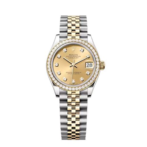 Đồng Hồ Rolex Datejust 31mm 278383rbr 0026 Mặt Số Vàng Champagne Dây