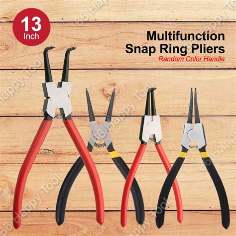 13 Inch MultiFunction Snap Ring Pliers Professional Circlip Plier