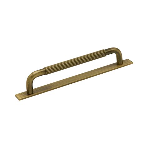 Beslag Design Cabinet Handle With Backplate Antique Bronze Model