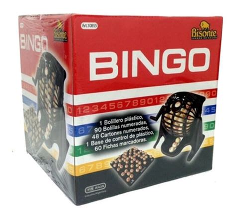 Juego De Bingo Con Bolillero Cartones