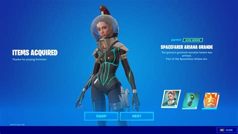 How To Get Spacefarer Ariana Grande Skin Fortnite YouTube