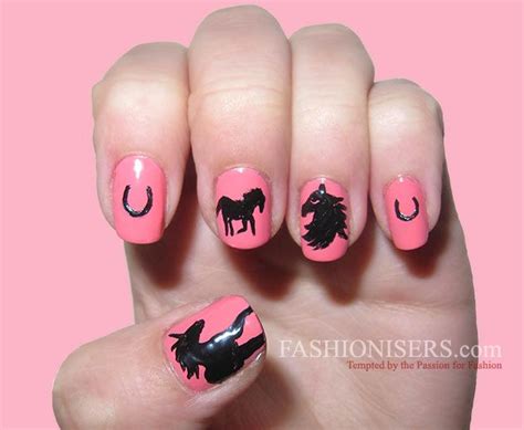 Cute Horse Nail Art Designs | Fashionisers© | Horse nails, Horse nail ...