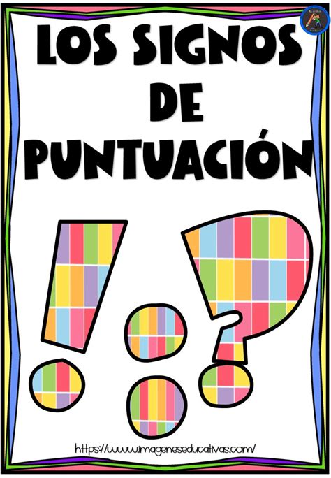 LOG SIGNOS DE PUNTUACIÓN TARJETAS PARA TRABAJAR Imagenes Educativas