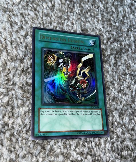 Yugioh Dimension Fusion Invasion Of Chaos Ioc Unlimited Ultra Rare