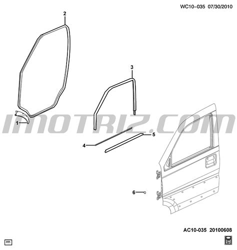 Moldura Externa De Vidrio Delantero Lh N300 Chevroletn300