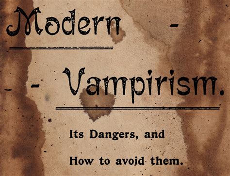 Dansk Jävlarna | Modern Vampirism, Its Dangers and How to Avoid...