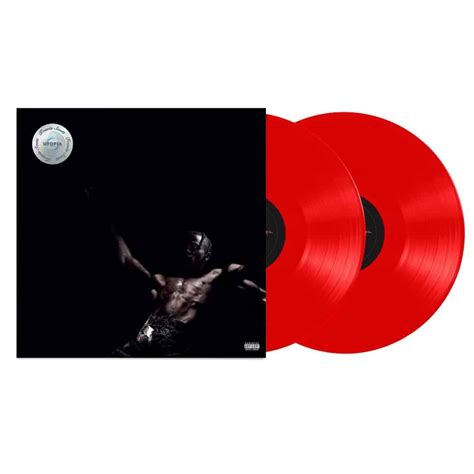 Travis Scott Utopia Limited Edition Red Opaque Vinyl 2lp