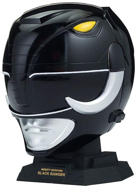 46 Mighty Morphin Power Rangers Black Ranger Helmet