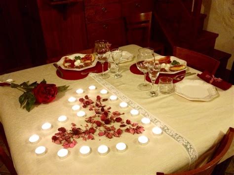 Cenas Románticas Decoracion Cena Romantica Cena Romantica En Casa