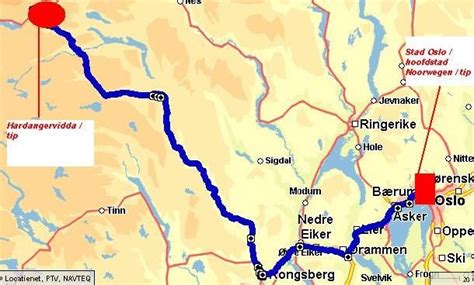 Rondreizen Noorwegen Populaire Autoroutes Met Kaart Oslo Scandinavia