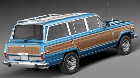 Jeep Wagoneer Woody 1980 - 3D Model by SQUIR