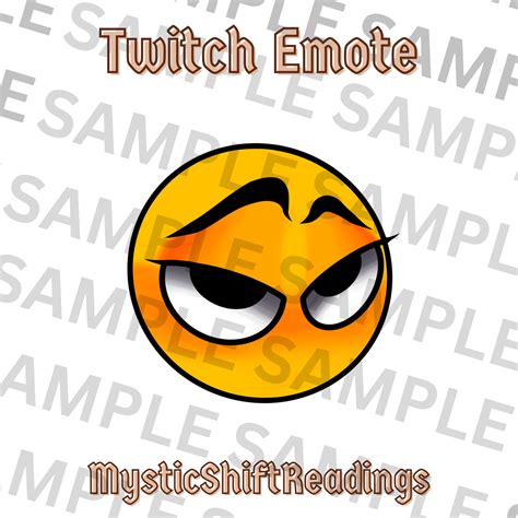 Looking Disrespectfully Emoji, Twitch / Discord Emote, Sultry Emote ...