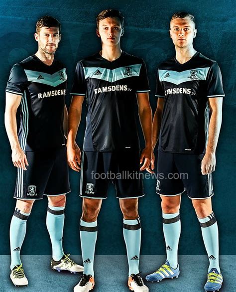 New Boro Tops 2016/17- Middlesbrough Adidas Kits 16-17 Premier League ...