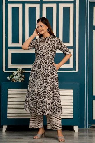 Kurti Pant Pair Ground Plaza Pair Kurti Pair Three Piece Wear