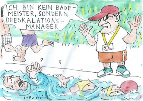 Deeskalation Von Jan Tomaschoff Politik Cartoon Toonpool