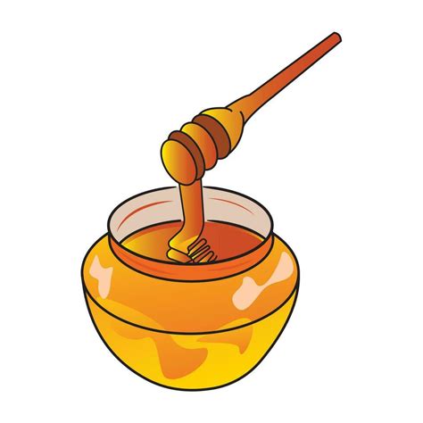 Dripping Honey Seamlessly Repeatable 3d Realistic Isolated Vector Honey