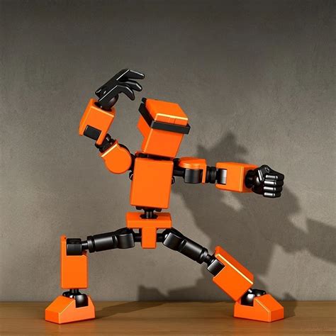 Robot Shapeshift Movible Multiarticulado Maniqu Impreso En 3D Personaje