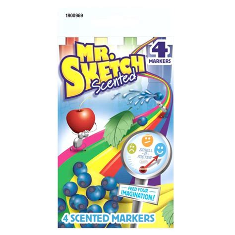 Mr Sketch Scented 4 Markers Teacher Superstore 071641076778