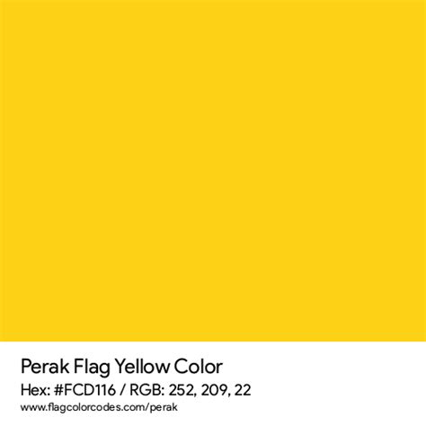 Perak flag color codes