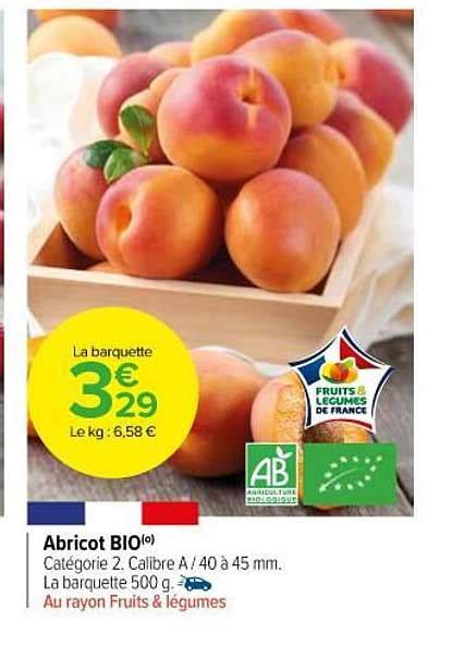 Promo Abricot Bio Chez Carrefour Market Icatalogue Fr