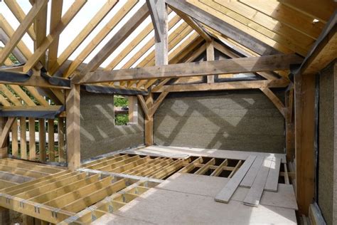 Timber frame and hempcrete construction, from UK Hempcrete Cob House, Tiny House Cabin, Cabin ...