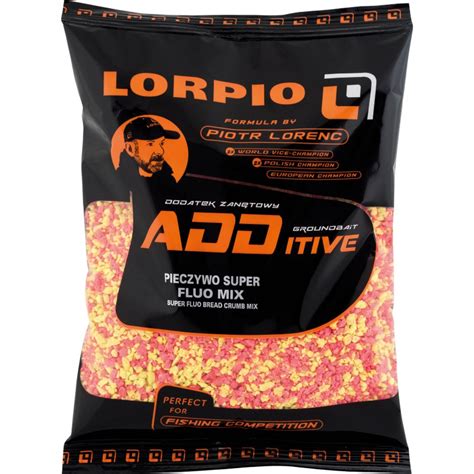 Dodatek Do Zanęt Lorpio Pieczywo Super Fluo Mix 600g