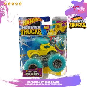 Jual Hot Wheels Monster Trucks Good Luck Trolls Kuning Ban Biru Muda Kota Surabaya Timothy
