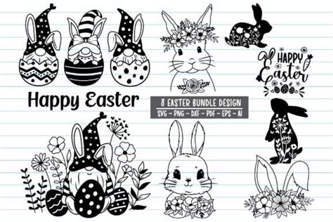 Easter Sg Bundle Easter Bunny Svg Graphic By Dakhashop · Creative Fabrica